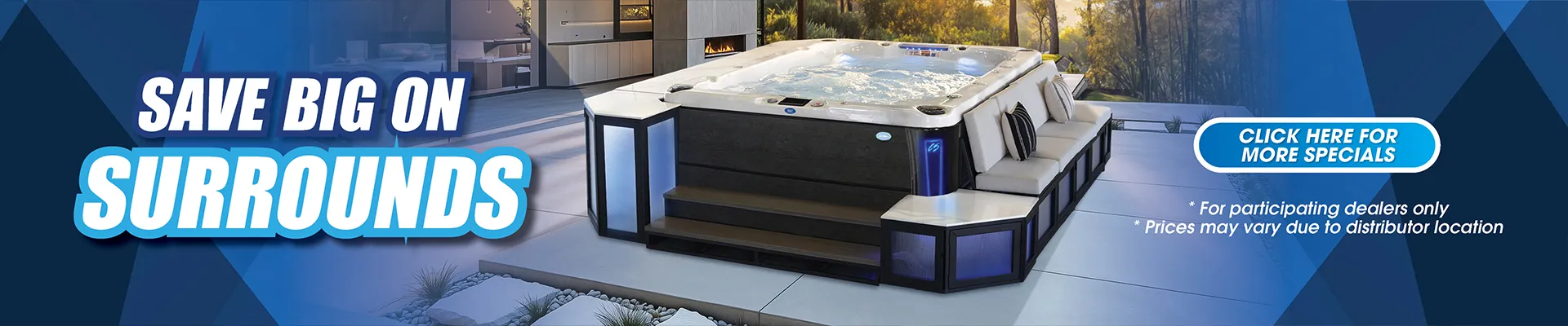 Calspas hot tub being used in a family setting - Rosarito Baja